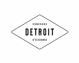 DETROIT CONCOURS D'ELEGANCE trademark