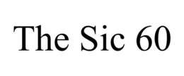 THE SIC 60 trademark