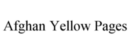 AFGHAN YELLOW PAGES trademark