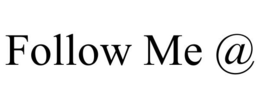 FOLLOW ME @ trademark