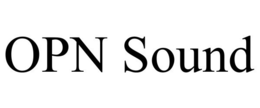OPN SOUND trademark