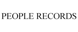 PEOPLE RECORDS trademark