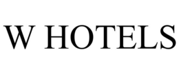 W HOTELS trademark