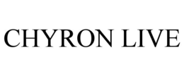 CHYRON LIVE trademark