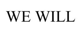 WE WILL trademark