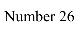 NUMBER 26 trademark