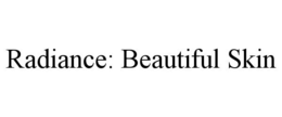 RADIANCE: BEAUTIFUL SKIN trademark