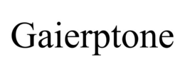 GAIERPTONE trademark