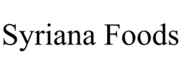 SYRIANA FOODS trademark