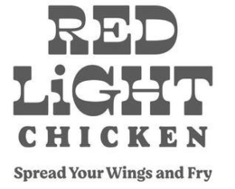 RED LIGHT CHICKEN SPREAD YOUR WINGS AND FRY trademark
