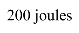 200 JOULES trademark
