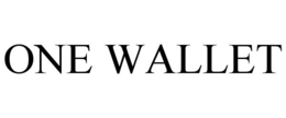 ONE WALLET trademark