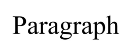 PARAGRAPH trademark