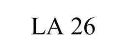 LA 26 trademark