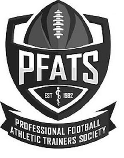 PFATS EST 1982 PROFESSIONAL FOOTBALL ATHLETIC TRAINERS SOCIETY trademark