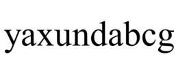 YAXUNDABCG trademark