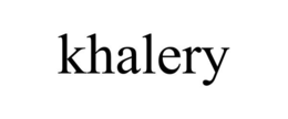 KHALERY trademark