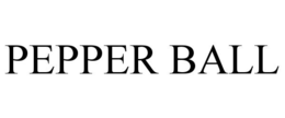 PEPPER BALL trademark