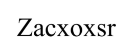 ZACXOXSR trademark