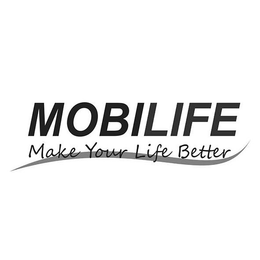 MOBILIFE MAKE YOUR LIFE BETTER trademark