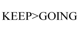 KEEP>GOING trademark
