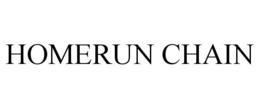 HOMERUN CHAIN trademark