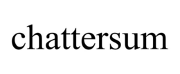 CHATTERSUM trademark