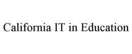 CALIFORNIA IT IN EDUCATION trademark