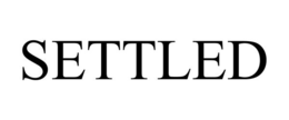 SETTLED trademark