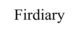 FIRDIARY trademark