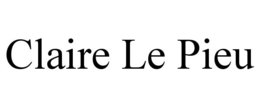 CLAIRE LE PIEU trademark
