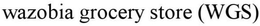 WAZOBIA GROCERY STORE (WGS) trademark
