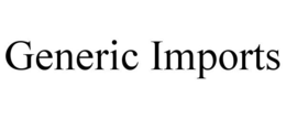GENERIC IMPORTS trademark
