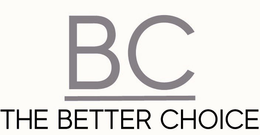 BC THE BETTER CHOICE trademark