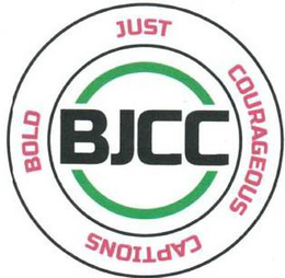 BJCC BOLD JUST COURAGEOUS CAPTIONS trademark