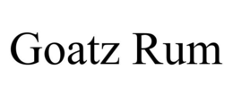 GOATZ RUM trademark