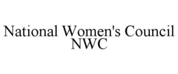 NATIONAL WOMEN'S COUNCIL NWC trademark