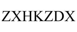 ZXHKZDX trademark