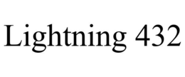 LIGHTNING 432 trademark