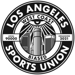 LOS ANGELES WEST COAST BIASED SPORTS UNION LOCAL 90000 ORGANIZED 2021 trademark