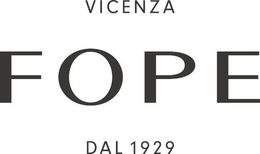 VICENZA FOPE DAL 1929 trademark