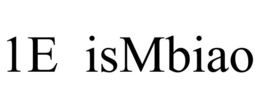 1E ISMBIAO trademark