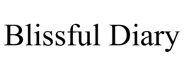 BLISSFUL DIARY trademark