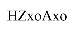 HZXOAXO trademark