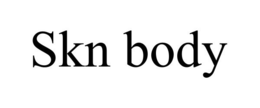 SKN BODY trademark
