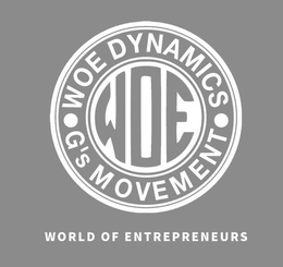 WOE DYNAMICS G'S MOVEMENT WORLD OF ENTREPRENEURS trademark