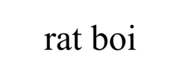 RAT BOI trademark