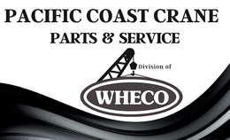 PACIFIC COAST CRANE PARTS & SERVICE DIVISION OF WHECO trademark
