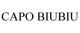 CAPO BIUBIU trademark