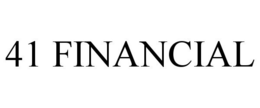 41 FINANCIAL trademark